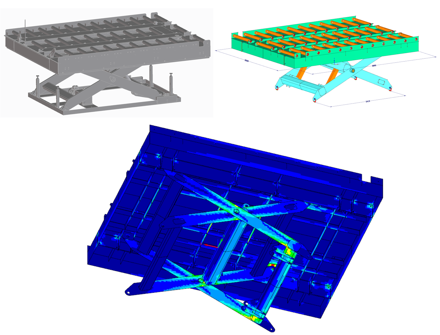 Lift table - 2000 kg - 1500 mm